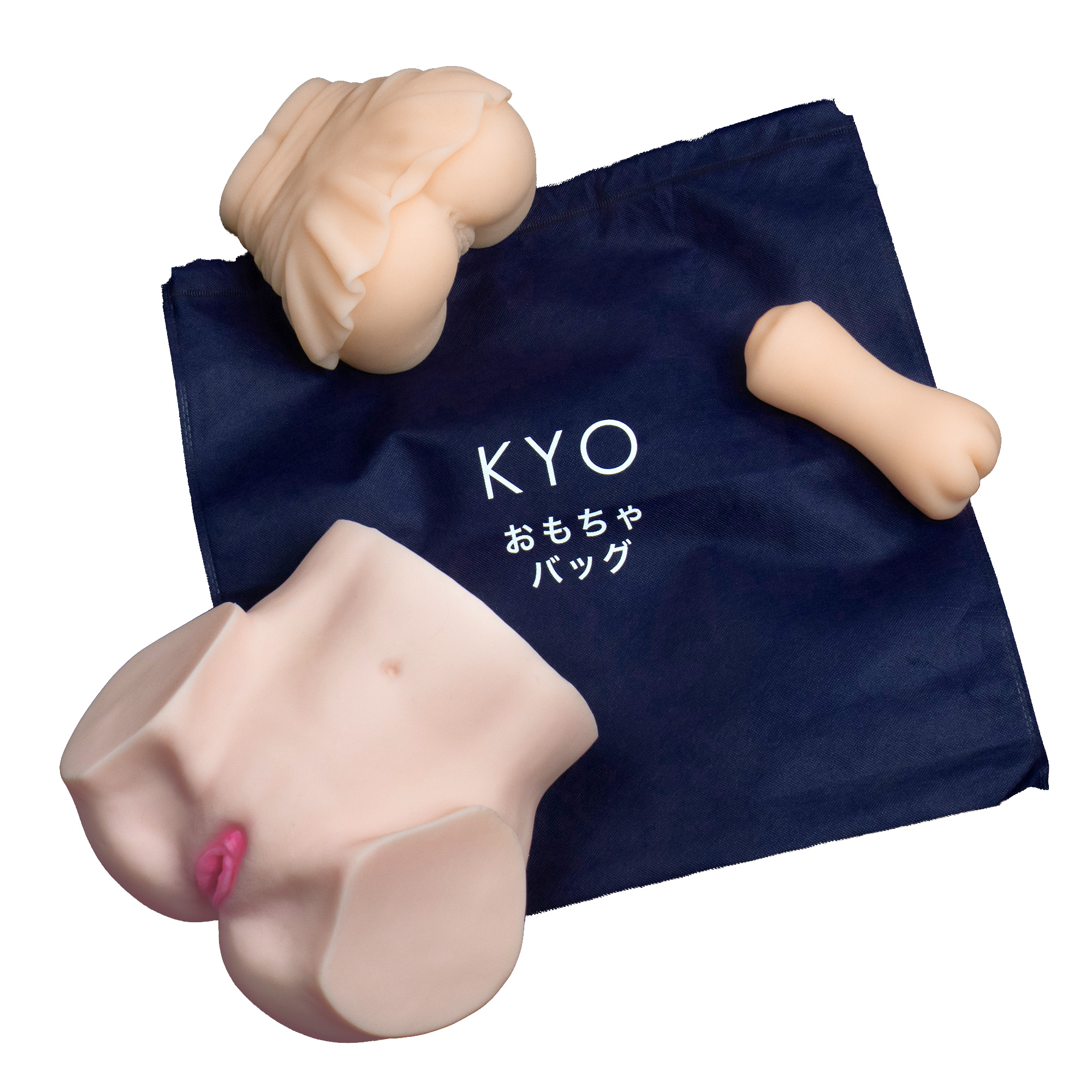 Sex toy storage bag for large male sex toys
