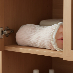 Stored inside cabinet