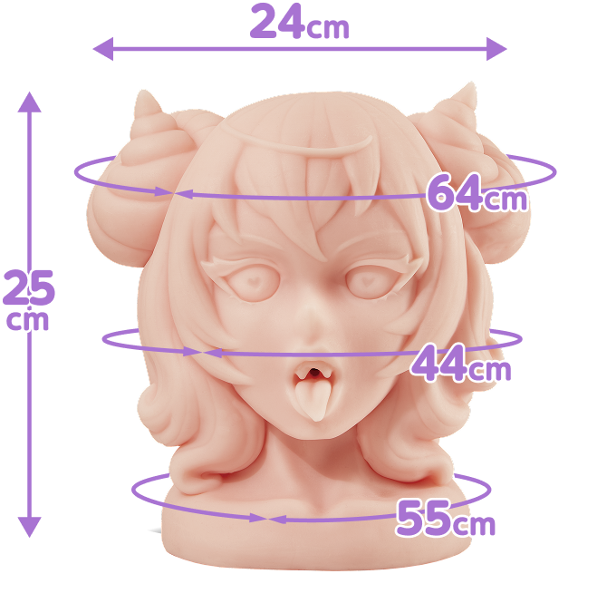 Product measurements diagram